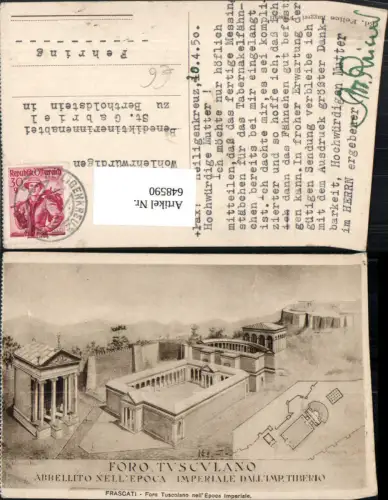 648590,Frascati Foro Tuscolano nell Epoca Imperiale Italy