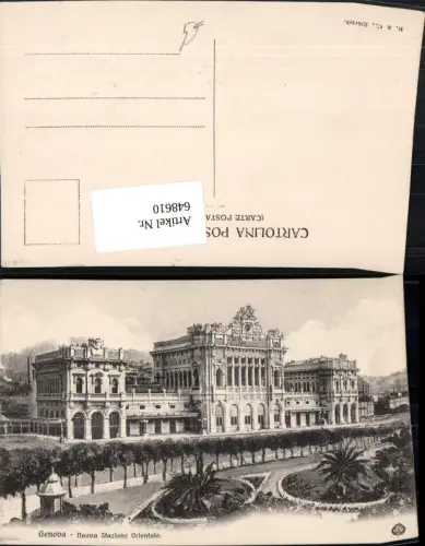648610,Genova Genua Nuova Stazione Orientale Italy