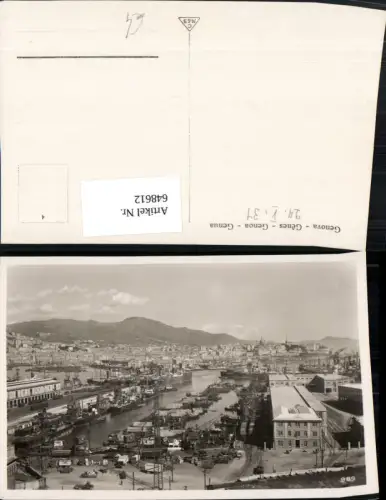 648612,Foto Ak Genova Genes Genoa Genua Italy