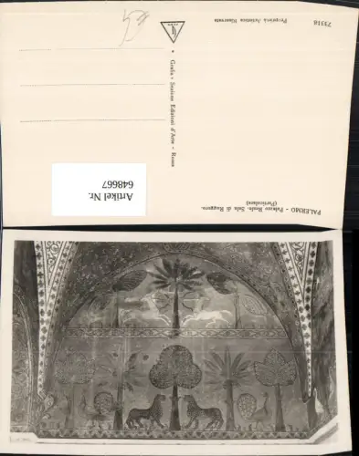 648667,Foto Ak Palermo Palazzo Reale Sala di Ruggero Italy