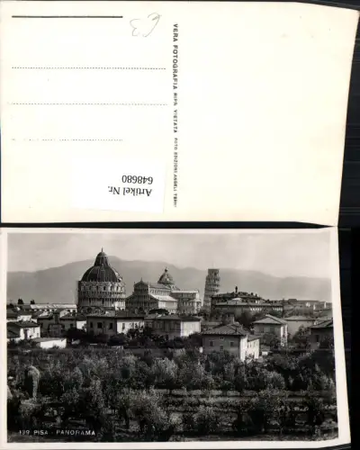 648680,Foto Ak Pisa Panorama Italy