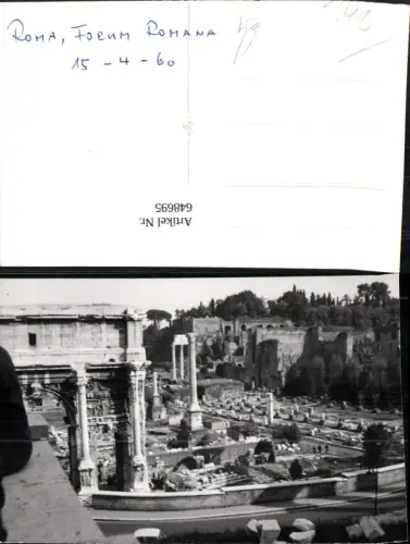 648695,Foto Ak Roma Rom Forum Romana Forum Romanum Italy