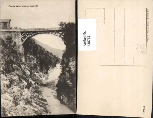 648712,Ponte Alto presso Agordo Brücke Italy