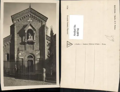 648742,Foto Ak Bologna Basilica di S. Stefano Italy
