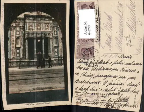 648747,Brescia Chiesa dei Miracoli Kirche Italy