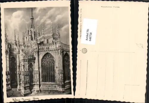 648758,Foto Ak Milano Mailand Duomo Dom Italy