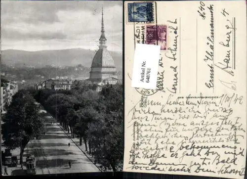 648761,Torino Turin Mole Antonelliana Corso San Maurizio Italy