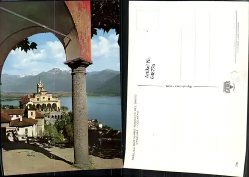 648776,Foto Ak Basilica Santuario Madonna del Sasso Orselina Locarno Italy