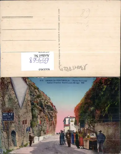 653568,Grimaldi-Ventimiglia Ponte San Luigi Grenze France Italy