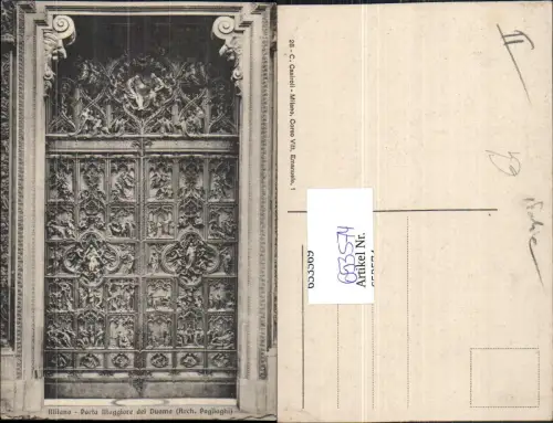 653574,Milano Mailand Porta Maggiore del Duomo Tür Italy