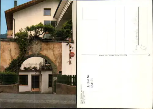 654101,Hotel Siegler im Thurm Meran-Untermais Meran Terzer Limonaden Reklame Italy