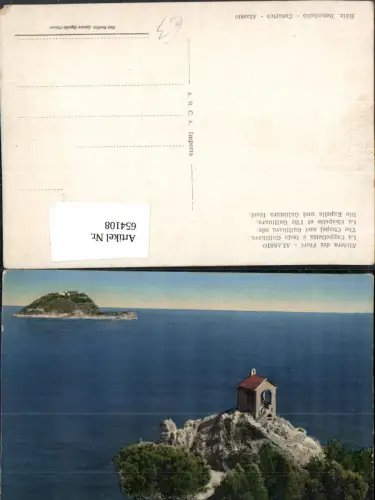 654108,Riviera dei Fiori Alassio La Cappelletta e Isola Gallinara Kapelle Italy