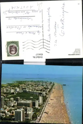 654117,Luftbild Lignano Sabbiadoro Strand Italy