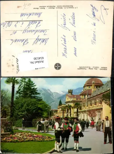 654130,Merano Meran Alto Adige Passeggiata Südtirol Kurpromenade Tracht Italy