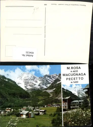 654131,Monte Rosa Macugnaga Pecetto Italy