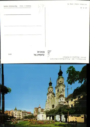 654141,Bressanone Brixen Piazza Duomo e Municipio Domplatz m. Rathaus Italy