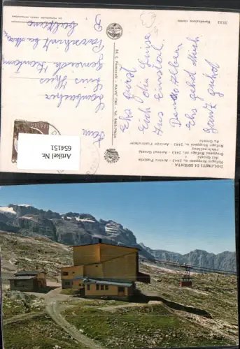 654151,Dolomiti di Brenta Madonna di Campiglio Rifugio Stoppani Seilbahn Italy