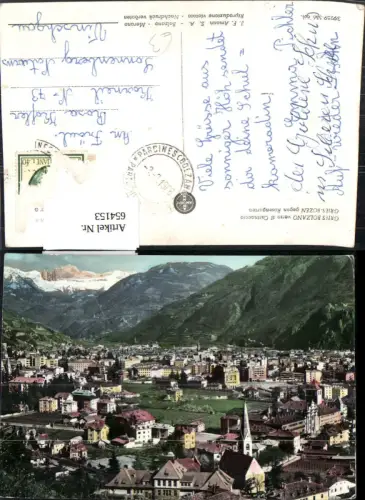 654153,Gries Bolzano verso il Catinaccio Gries-Bozen geg. Rosengarten Italy