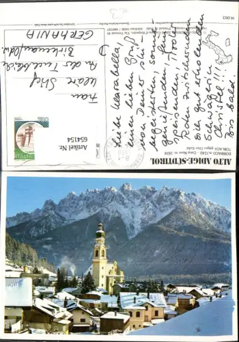 654154,Dobbiaco Cima Nove Toblach geg. Elfer Kofel Winteransicht Italy