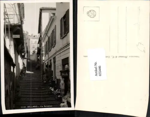 655446,Foto Ak Bellagio Via Serbelloni Gasse