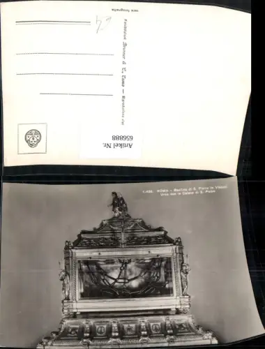 656888,Roma Rom Basilica di S. Pietro in Vincoli Urna con le Catene di S. Pietro Italy