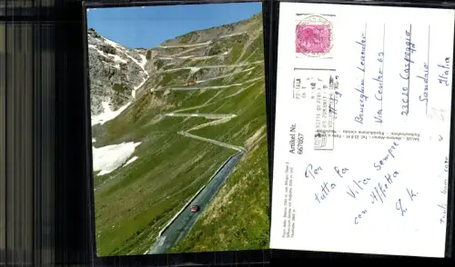 667057,Stilfserjoch Bormio Passo dello Stelvio con Rifugio Tibet Tibethütte Stilfser-Joch-Straße Italy