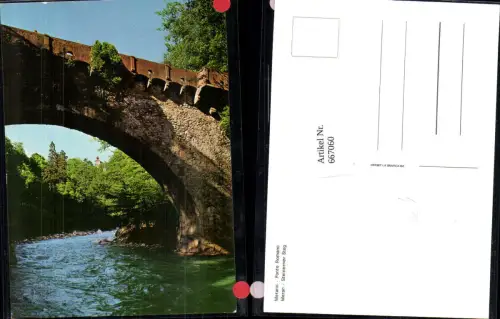 667060,Merano Meran Ponte Romano Steinerner Steg Brücke Italy