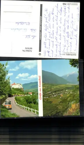 667070,Mehrbild Ak Kastelbell Vinschgau Südtirol Bus Italy