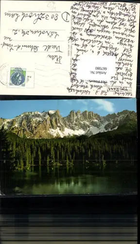 667080,Dolomiti Lago di Carezza Karersee Latemar Welschnofen Nova Levante Italy