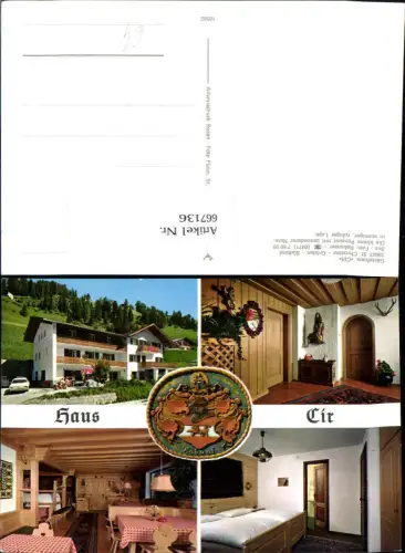 667136,Mehrbild Ak Gästehaus Cir St Christina Gröden Südtirol Italy