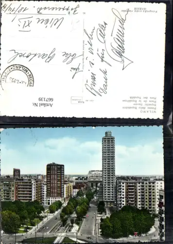 667139,Milano Mailand Piazza della Repubblica Platz der Republik Italy