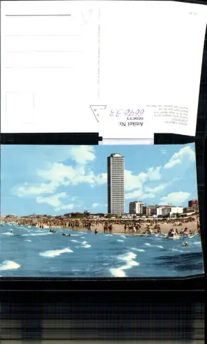 669633,Riviera Adriatica Cesenatico Veduta della spiaggia dal mare Strand Strandleben Italy