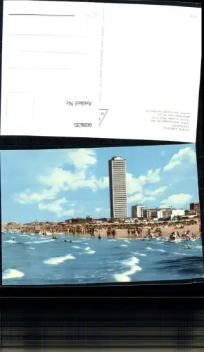669635,Riviera Adriatica Cesenatico Veduta della spiaggia del mare Strand Strandleben Italy