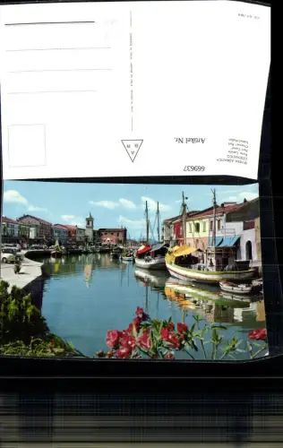 669637,Riviera Adriatica Cesenatico Porto Canale Kanalhafen Segelboote Italy