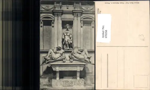 670358,Firenze Florenz Cappelle Medicee Monumento a Giuliano de Medici Italy