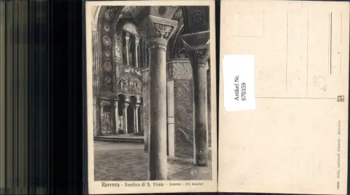 670359,Ravenna Basilica di S. Vitale Interno Italy
