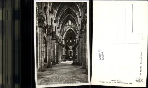 670384,Foto Ak Milano Mailand Interno del Duomo Dom Innen Italy