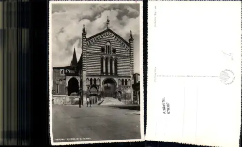 670387,Foto Ak Verona Chiesa di S. Fermo Kirche Italy