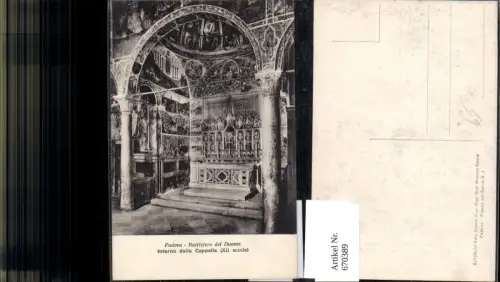 670389,Padova Padua Interno della Cappella Italy