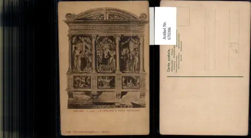 670396,Verona S. Zeno La Vergine e Santi Maategna Italy