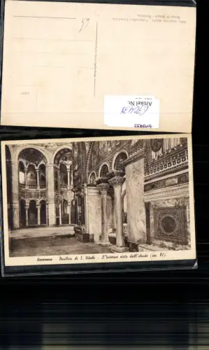 670438,Ravenna Basilica di S. Vitale L Interno visto dall abside Italy