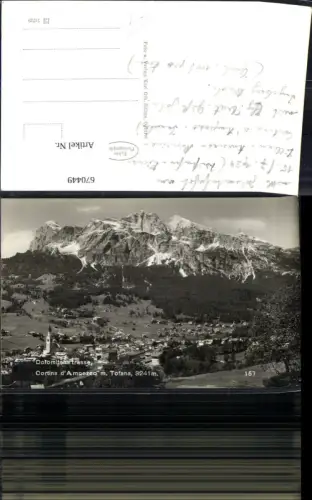 670449,Foto Ak Cortina d Ampezzo m. Tofana Italy