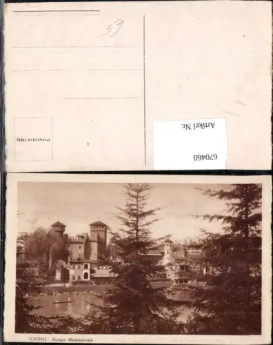 670460,Torino Turin Borgo Medioevale Italy