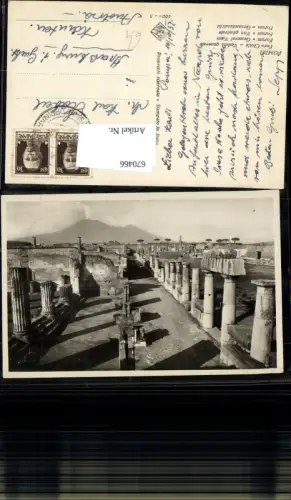 670466,Foto Ak Pompei Foro Civile Veduta generale Forum Italy