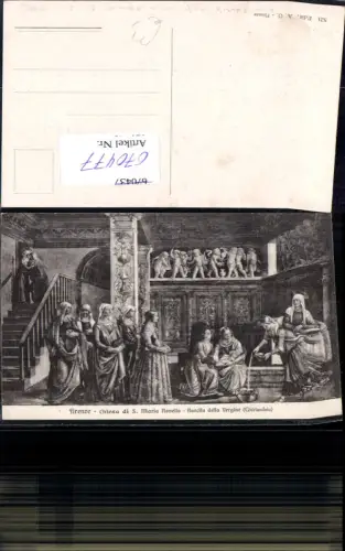 670477,Firenze Florenz Chiesa di S. Maria Novella Nascita della Vergine Italy