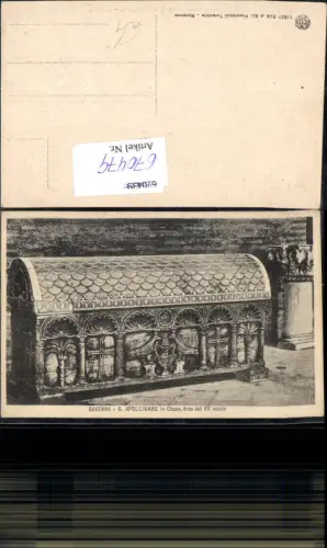 670479,Ravenna S. Apollinare in Classe Arca del VII secolo Italy