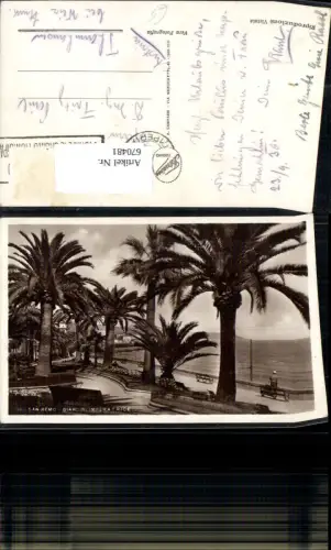 670481,Foto Ak San Remo Giardini Imperatrice Palme Italy