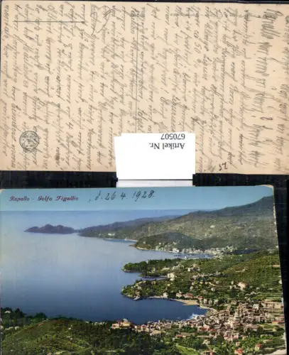 670507,Rapallo Golfo Tigullio Küste Italy