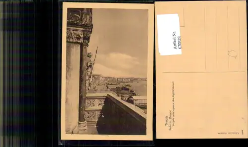670528,Venezia Venedig Palazzo Ducale Pergola sulla laguna e riva degli Schiavoni Italy