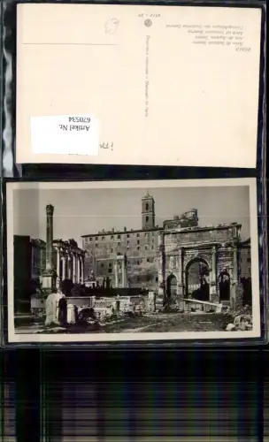 670534,Foto Ak Roma Rom Arco di Settimio Severo Triumphbogen des Septimius Severus Italy